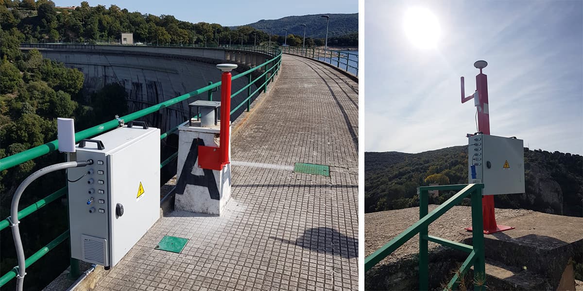 پایش سدها با استفاده از گیرنده‌های GNSS