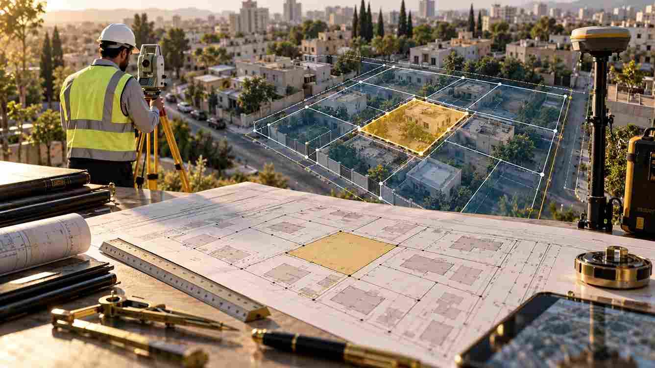 نقشه کادر چیست؟ تهیه نقشه کادر ثبتی و بررسی اضافه مساحت ملک