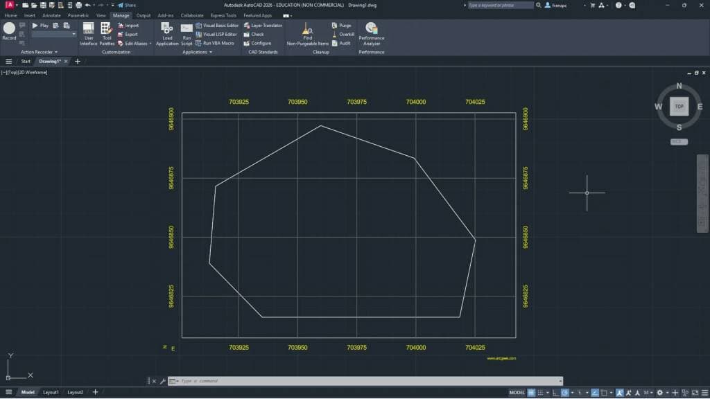 برداشت مختصات UTM با گیرنده GNSS