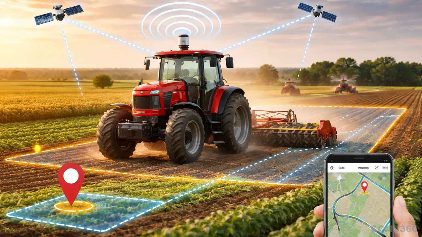 استفاده از موقعیتیابی دقیق GPS در کشاورزی هوشمند و خودکار